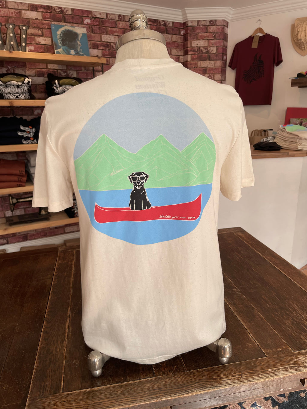 Freddie Tee in raw cotton
