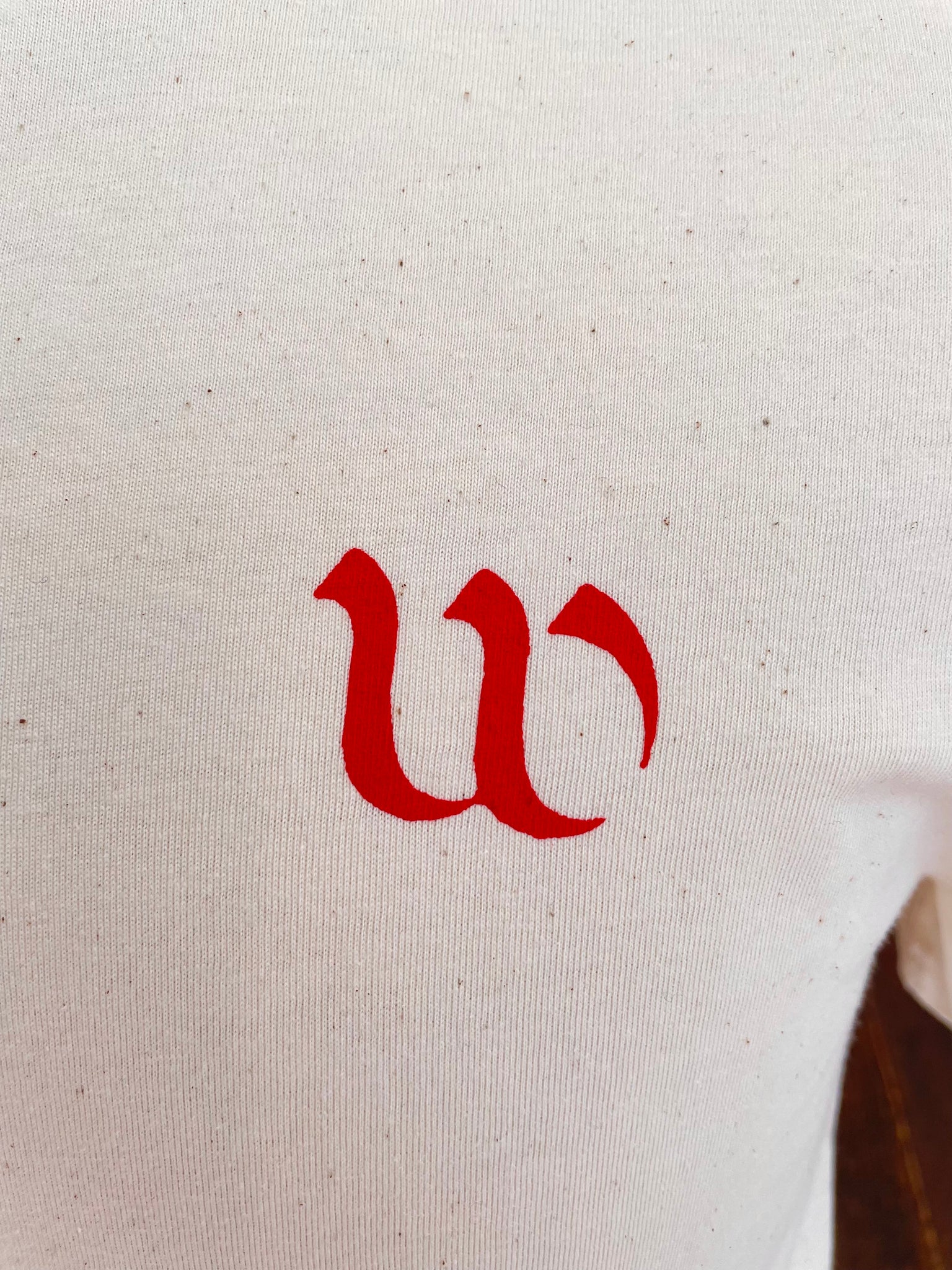 Freddie Tee in raw cotton