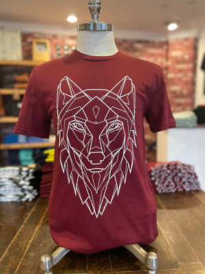 Winston’s Wolf T-Shirt - Burgundy