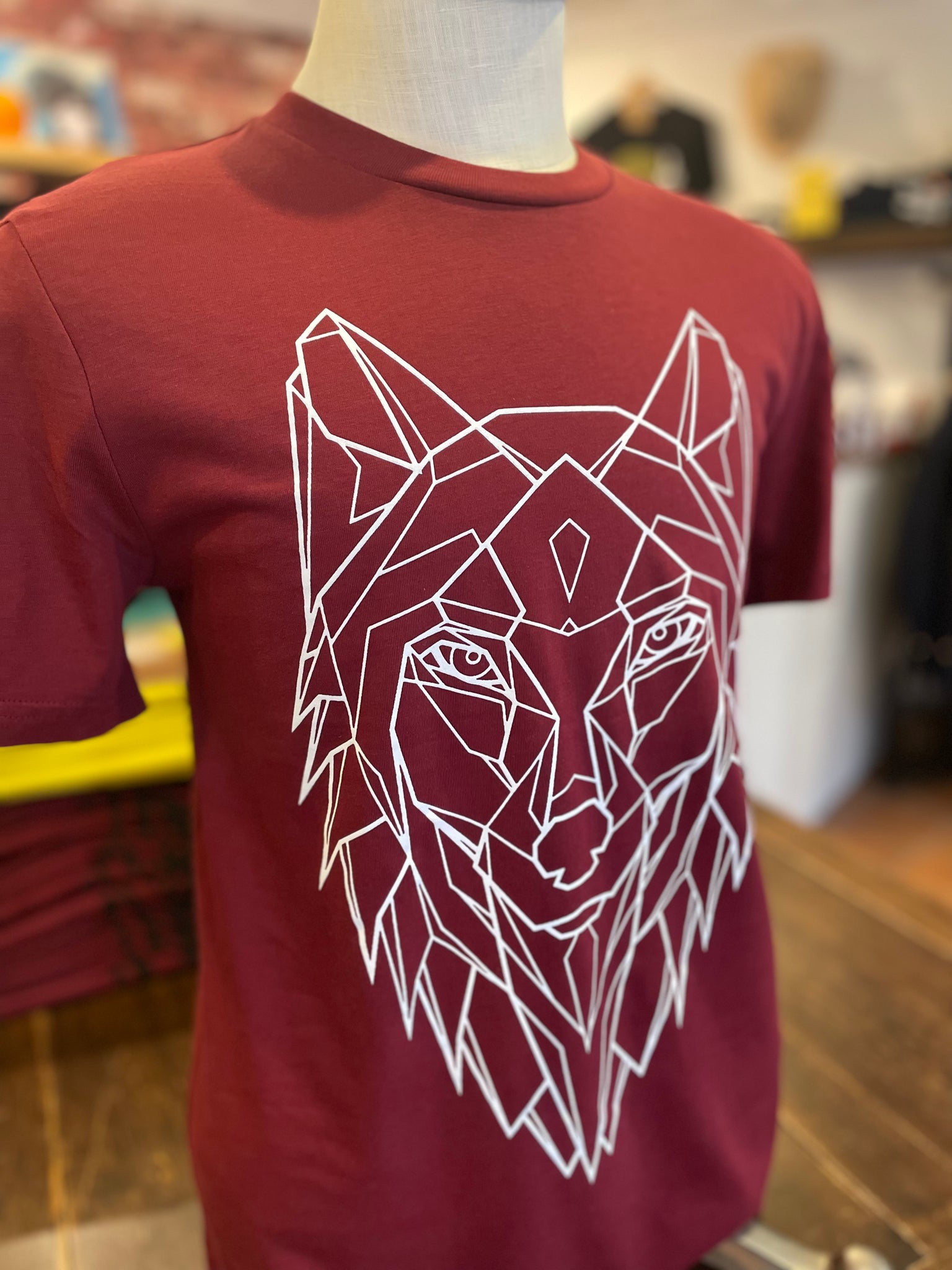 Winston’s Wolf T-Shirt - Burgundy