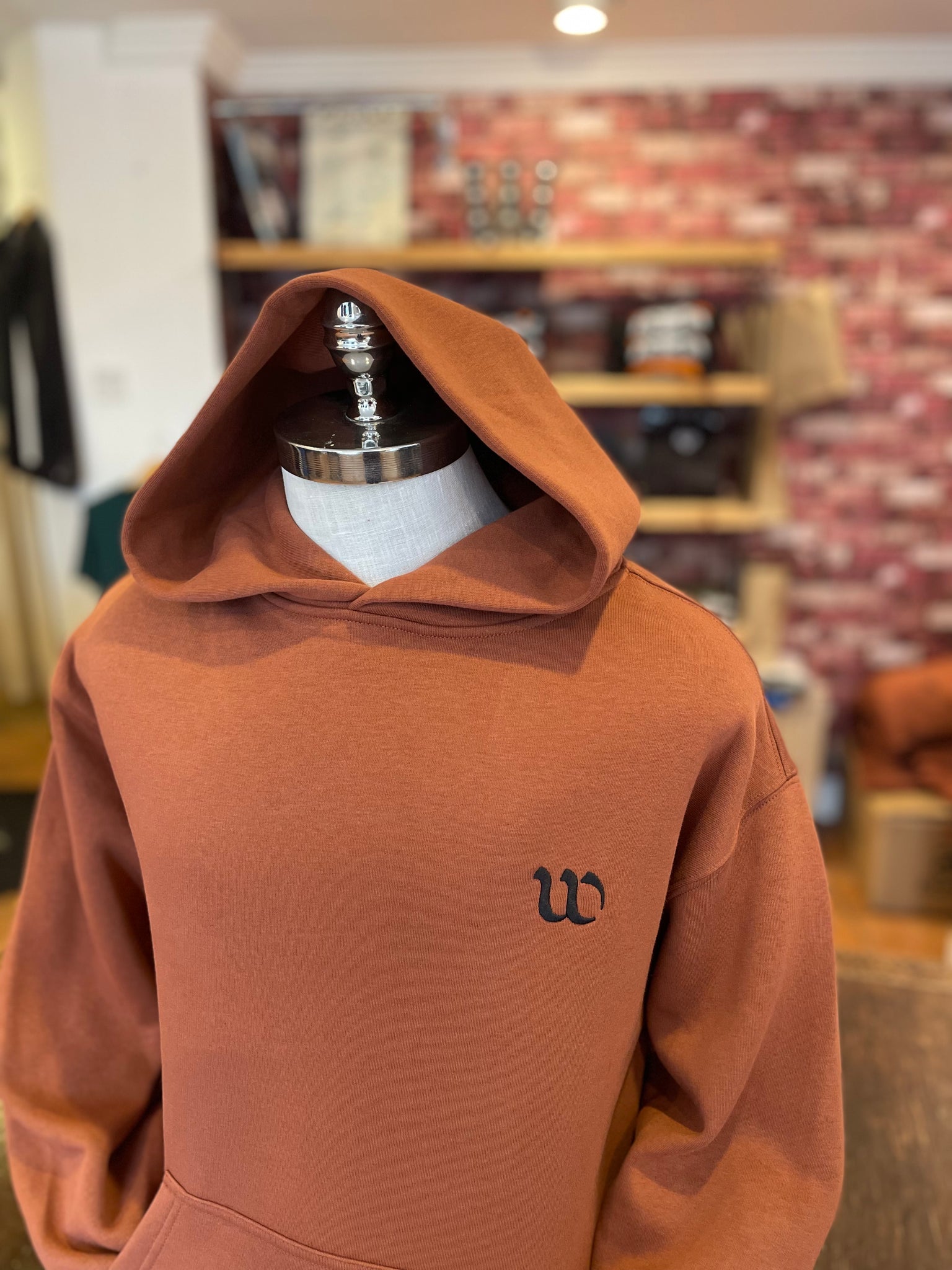 Winstons - Relaxed Hoodie - Burnt Orange