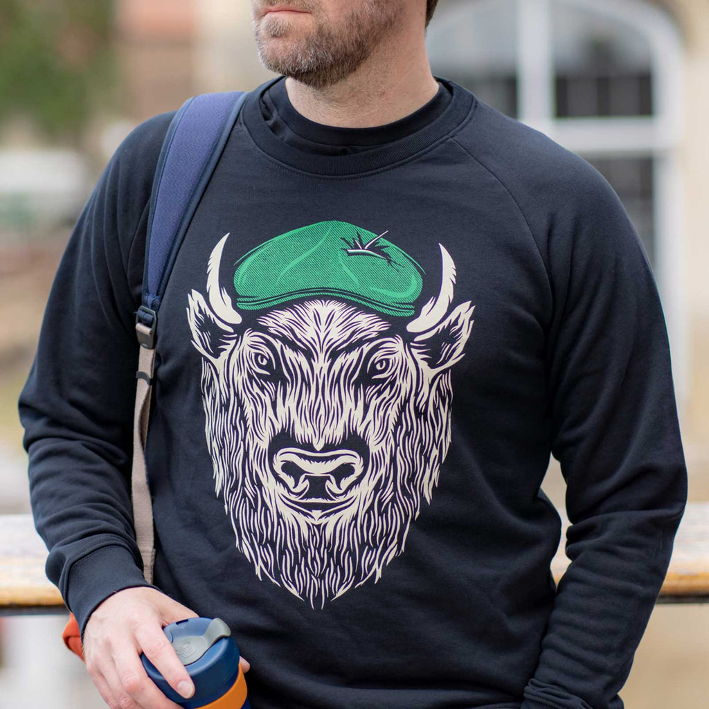 Winston’s - Bison Sweatshirt - Black