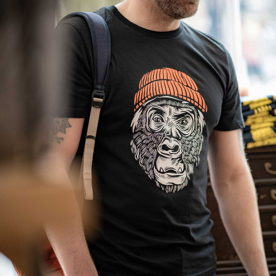 Winston’s Gorilla Men's T-Shirt in Black – Winstons of York